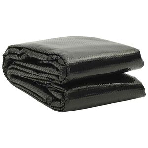 vidaXL Treibende Pool Solarfolie rechtecking 8 x 5 m Pools, schwarz