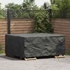 vidaXL M&ouml;belbezug Uni Schwarz 200 x 165 x 80 cm 210D