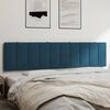 vidaXL Kopfteil-Kissen "Hanko" Blau 200 cm Samt