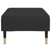 vidaXL Fu&szlig;hocker Schwarz 78x56x32 cm Samt