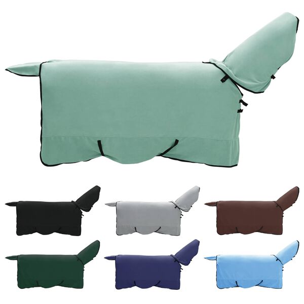 vidaXL Pferdedecke Sondergr&uuml;n Polyester