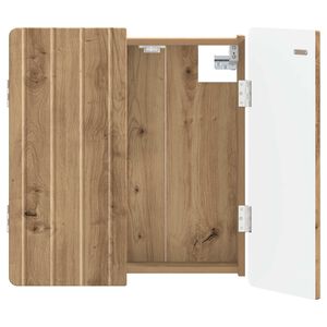 vidaXL Dartboard Schrank ZWOLLE Artisan-Eiche 52,5 x 10,5 x 57,5 cm