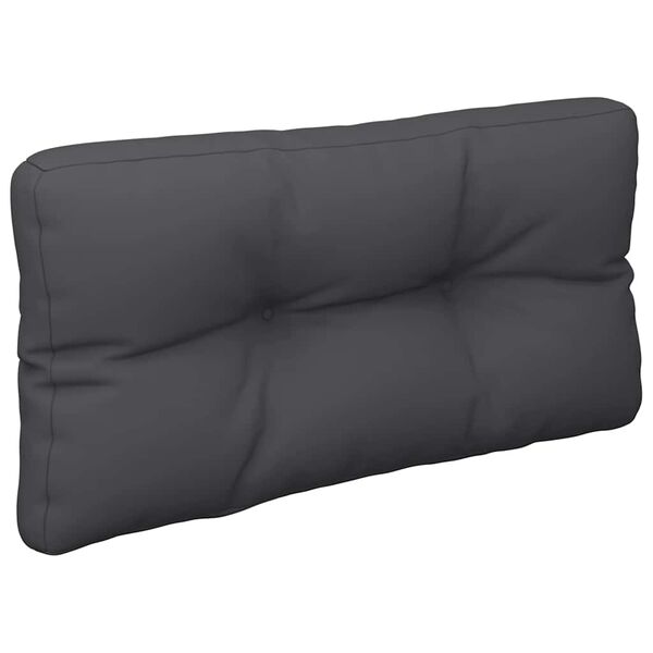 vidaXL Palettenkissen Schwarz 80x40x12 cm Stoff