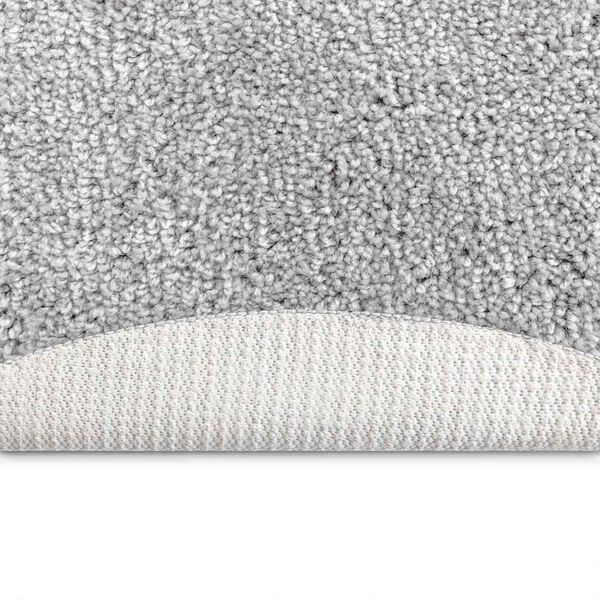vidaXL Anti-Rutsch Shaggy Teppich Grau 160 x 160 cm PP