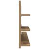 vidaXL Badspiegel mit Ablagen Artisan-Eiche 90x11x45 cm Holzwerkstoff