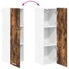 vidaXL H&auml;ngeschrank Ger&auml;ucherte Eiche 30 x 31 x 100 cm Holzwerkstoff