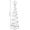 vidaXL LED Weihnachtsbaum mit Kugeln 120 LEDs Warmwei&szlig; 180 cm