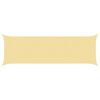vidaXL Sonnensegel Sand 6 x 2 m 100 % Polyester Oxford