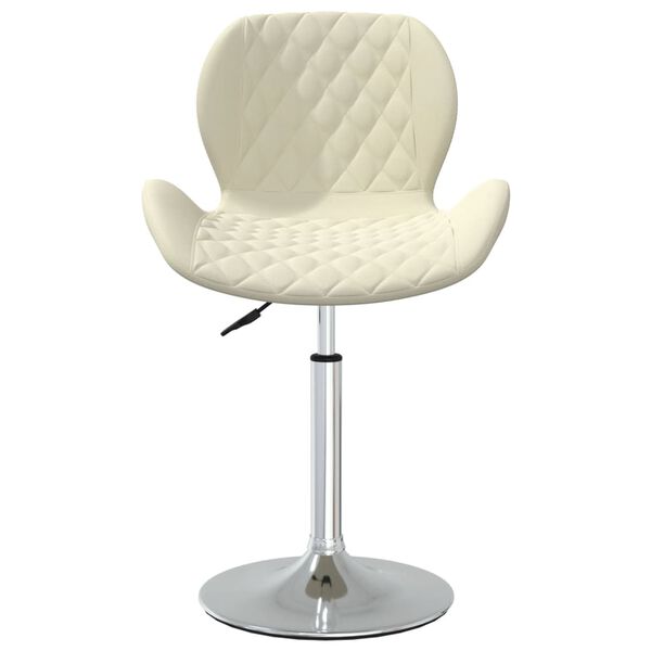 vidaXL Barhocker Creme Samt