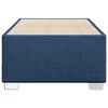 vidaXL Bettgestell ohne Matratze Blau 90x190 cm Stoff