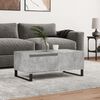 vidaXL Couchtisch Betongrau 90x50x36,5 cm Holzwerkstoff
