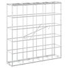 vidaXL Gabione mit 3,5 mm Draht und 10x10 cm Maschen 50x10x50 cm