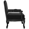 vidaXL Sessel Schwarz 64x64x90 cm Samt