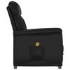 vidaXL Massagesessel Schwarz Kunstleder
