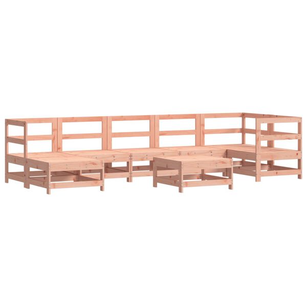 vidaXL 8-tlg. Garten-Lounge-Set Massivholz Douglasie