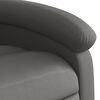 vidaXL Massagesessel Relaxsessel Echtleder Grau