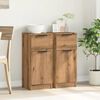 vidaXL Sideboards 2 Stk. Artisan-Eiche 30x30x70 cm Holzwerkstoff