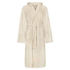 vidaXL Bademantel KINN Creme XXXL Baumwolle