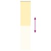 vidaXL Verdunkelungsrollo Gelb 55x230 cm Stoffbreite 50,7 cm Polyester