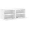 vidaXL TV-Wandschrank Wei&szlig; 80x30x30 cm Holzwerkstoff