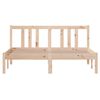 vidaXL Massivholzbett 135x190 cm