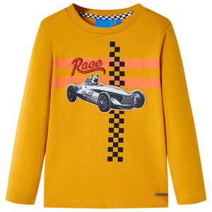 vidaXL Kinder-Langarmshirt Ocker 104