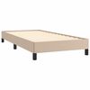 vidaXL Bettgestell Cappuccino-Braun 80x200 cm Kunstleder