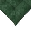 vidaXL Sitzkissen 4 pcs Dunkelgr&uuml;n 40 x 40 x 6 cm Cordstoff