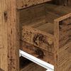 vidaXL Nachttische 2 Stk. mit 2 Schubladen Altholz-Optik 36x36x68 cm