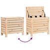 vidaXL Gartenhocker 62x31,5x52 cm Massivholz Kiefer