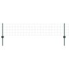 vidaXL Zaun mit Pfosten Gr&uuml;n 0,4 x 10 m Stahl und PVC