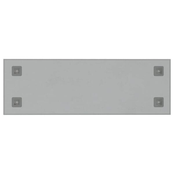 vidaXL Magnettafel Wandmontage Wei&szlig; 80x30 cm Hartglas