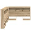 vidaXL Aufbewahrungskopfteil Sonoma-Eiche 207,5 x 137,5 x 76,5 cm