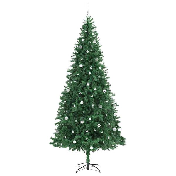 vidaXL Künstlicher Weihnachtsbaum mit 300 LEDs mit Ständer Grün 300 cm