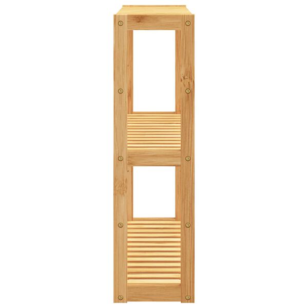 vidaXL Badregal mit 3 Ablagen Wandmontage 60x15x54 cm Bambus