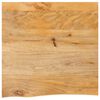 vidaXL Tischplatte mit Baumkante 60x60x3,8 cm Massivholz Mango
