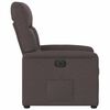vidaXL Relaxsessel Elektrisch Dunkelbraun Stoff