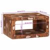 vidaXL Nachttisch Braun 45 x 30 x 24 cm Massives upgecyceltes Holz