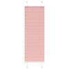 vidaXL Plissee Rosa 50x100 cm Stoffbreite 49,4 cm Polyester
