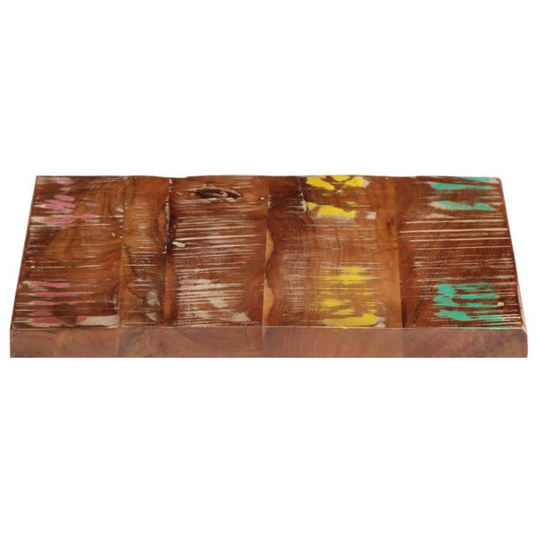 vidaXL Tischplatte 40x40x3,8 cm Quadratisch Altholz Massiv