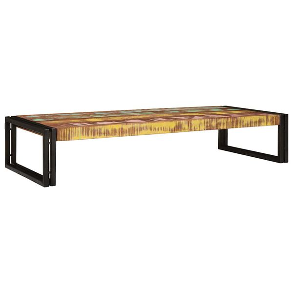 vidaXL Badregal mit Regal Mehrfarbig 120 x 50 x 23 cm Massives Altholz