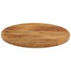 vidaXL Tischplatte &Oslash; 60x2,5 cm Rund Massivholz Mango