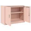 vidaXL Aufbewahrungsschrank Rosa 90 x 40 x 70 cm Stahl