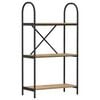 vidaXL B&uuml;cherregal 3 Ebenen 60 x 30 x 109 cm Holzwerkstoff