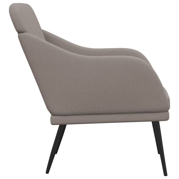 vidaXL Sessel Taupe 63x76x80 cm Stoff
