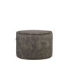 LABEL51 Pouf Tibo 55x55x40 cm J&auml;gergr&uuml;n Velours