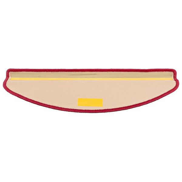vidaXL Treppenmatten Selbstklebend 15 Stk. Rot 65x21x4 cm