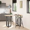 vidaXL Bartischbeine T-Form 2 Stk. Anthrazit 60x35x(90-91) cm Stahl