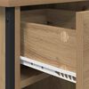 vidaXL Nachttisch Artisan-Eiche 40 x 42 x 50 cm Holzwerkstoff