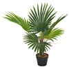 vidaXL K&uuml;nstliche Pflanze Palme mit Topf Gr&uuml;n 70 cm